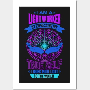 I am Lightworker Posters and Art